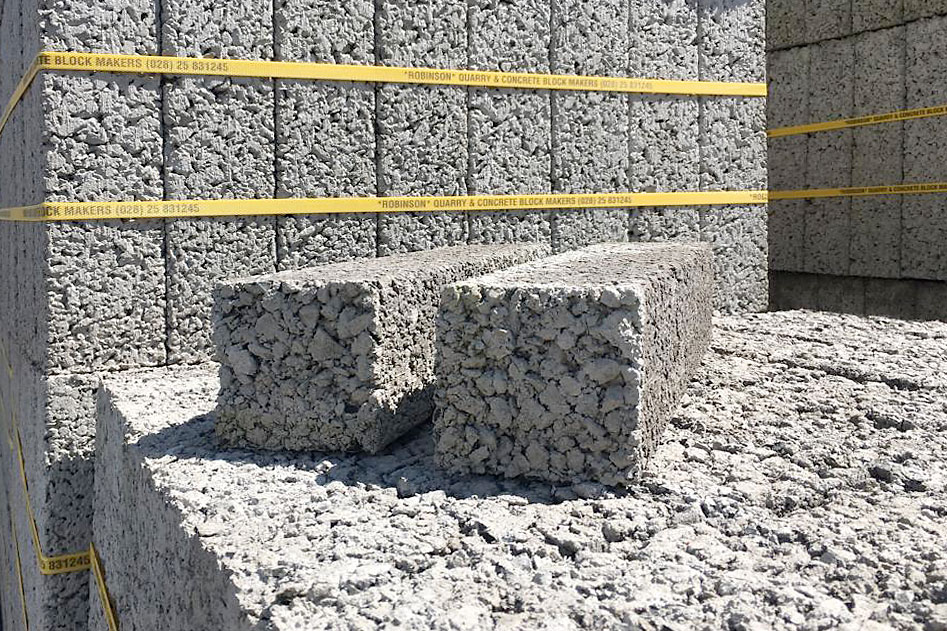 Concrete block 440x100x100mm